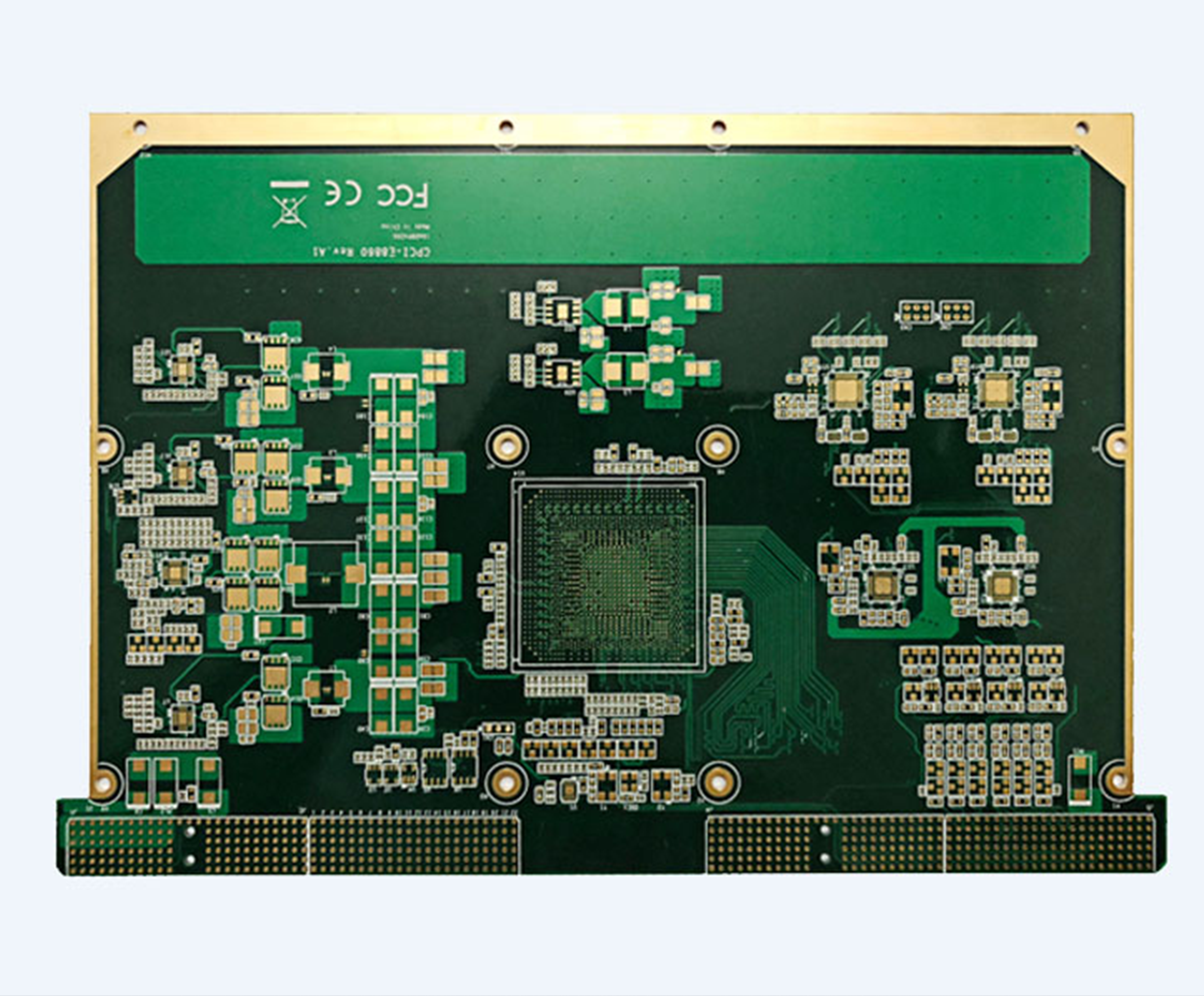 5G通信, 5G  module   FR4, 6L, 2.0mm, Plating Gold, 0.1/0.1mm  