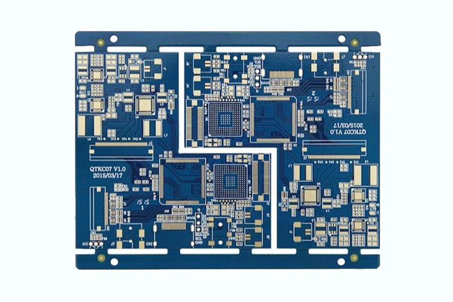 FR4-4L-Four-layer blue oil circuit board
