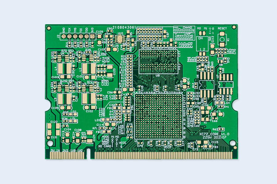 KB-1.6MM-2L-Goldfinger-Computer graphics card PCB circuit board